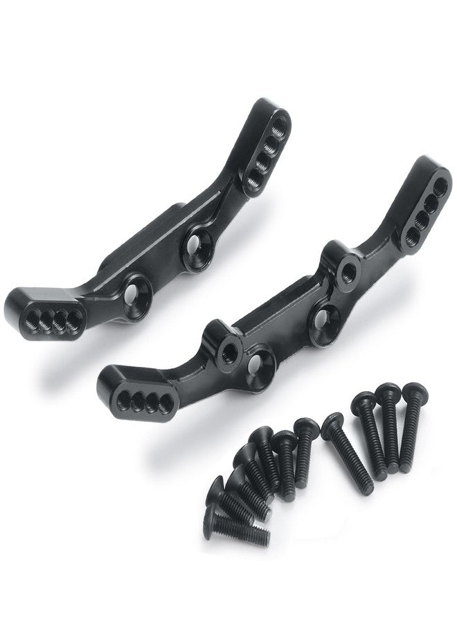 JGGZONE Aluminum Front & Rear Shock Tower Upgrade Parts for 1/10 Tra-xxas Ford GT 4-Tec 2.0 Replacement of Part, Black - Image 4